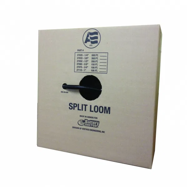 27052 – WIRTHCO Wire Loom, Polyethylene Black With 200 Foot Length 1/2 Inch Diameter Tubing/ Dispenser Box